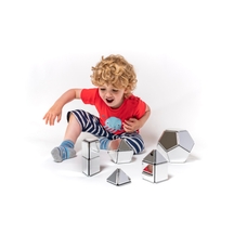 Polydron Mirrored Magnetic Set - 48 Pieces
